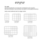 Eeveve play mat size guide